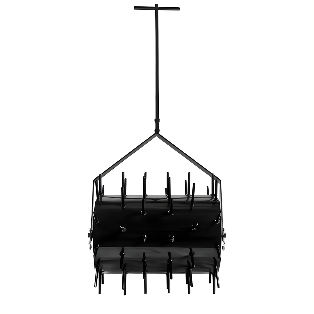 Lawn Spike Roller - Black